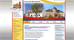 Desktop Screenshot of merchweiler.de